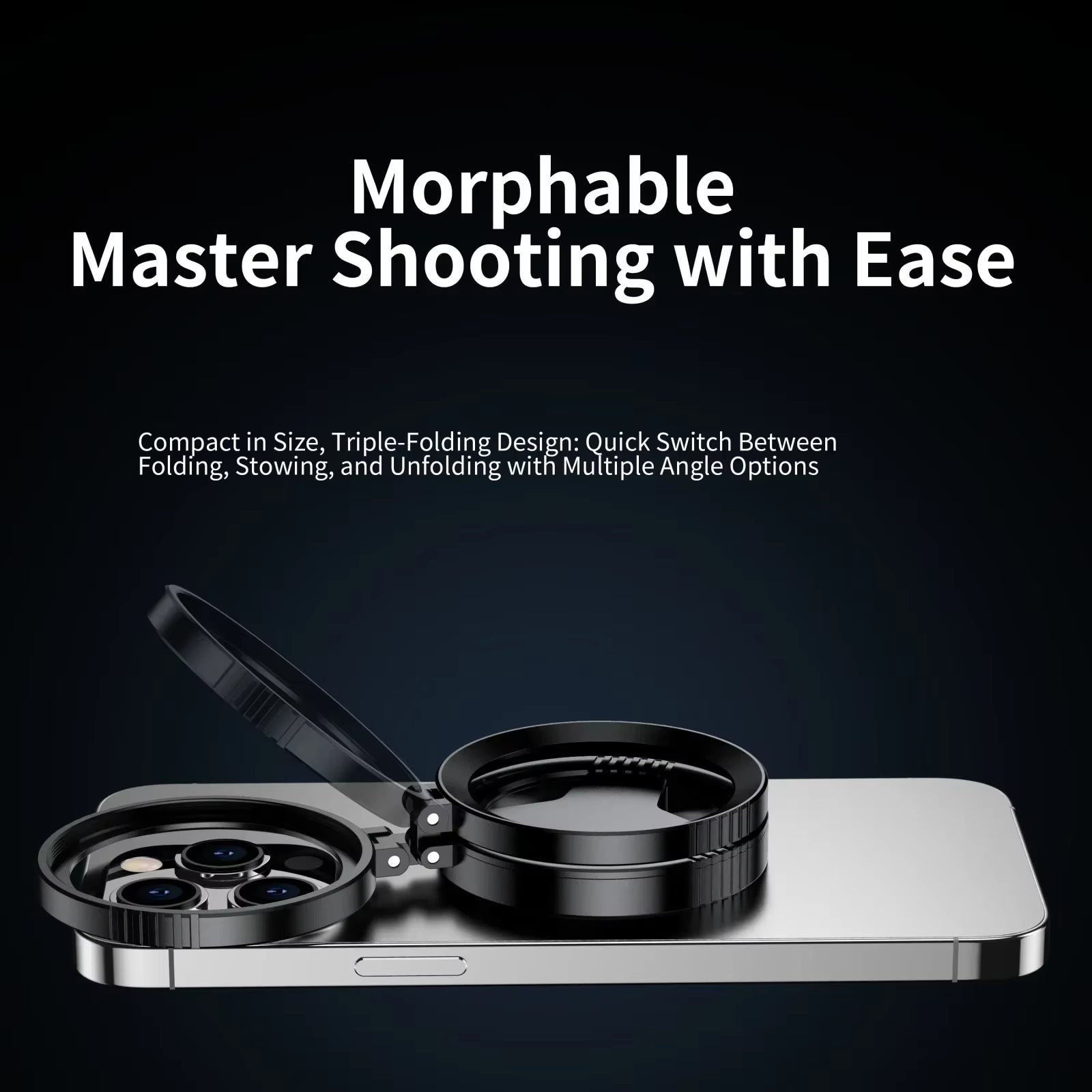 Magnetic Circular Universal Polarizer Camera Lens Clip 52MM CPL Filter Kit Professional Phone Camera Lens for Magsafe Iphone 16