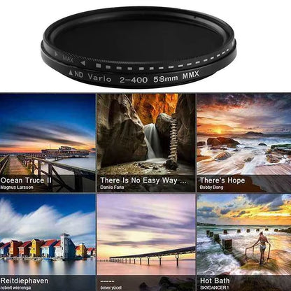 Fader Variable ND Filter Adjustable ND2 to ND400 Neutral Density for Camera Lens Camera Accessories Fotografia Nd Фильтр